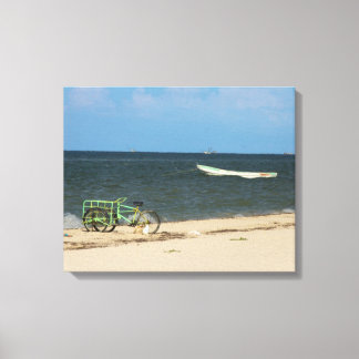 Strand Trikel - Progreso, Yucatan, Mexiko Canvastryck