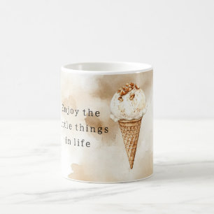 Strand Vanilj Glasskon Kaffemugg