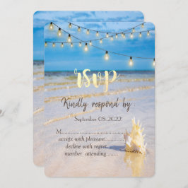  Strand Väver Strängljus Snigelskal RSVP  Inbjudningar