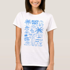 Strand Vibes Klotter T-shirt