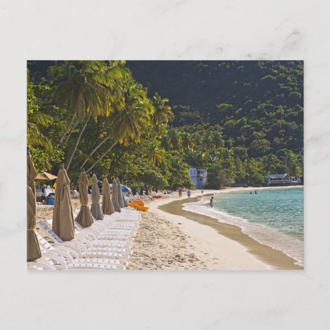 Strand vid Cane Garden Bay, ön Tortola Vykort (Framsida)