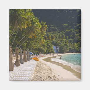 Strand vid Cane Garden Bay, Tortola Magnet