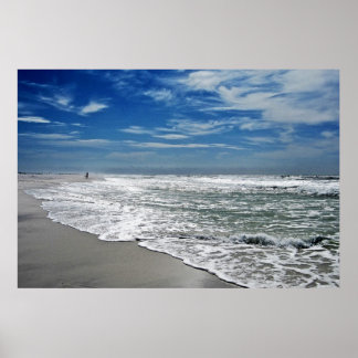 strand vid gryningen poster