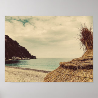 Strand vid havet poster