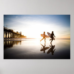 Strand vid havet poster