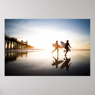 Strand vid havet poster