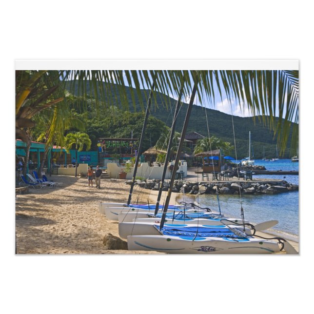 Strand vid Leverick Bay Resort & Marina, Fototryck (Framsidan)