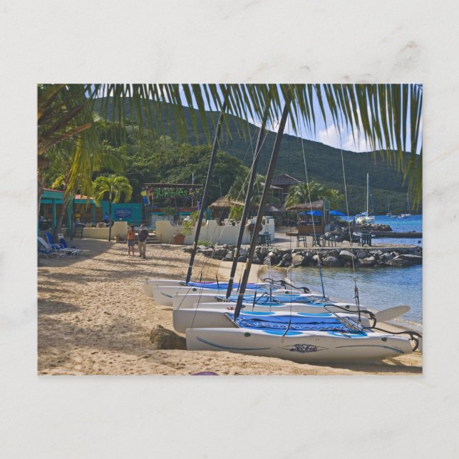 Strand vid Leverick Bay Resort & Marina, Vykort (Framsida)