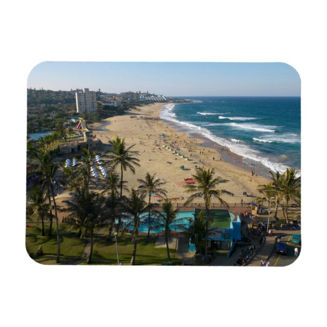 Strand vid Margate, sydkusten, Kwazulu-Natal 2 Magnet (Horisontell)