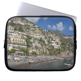 Strand vid Positano, Kampanien, Italien Laptop Sleeve