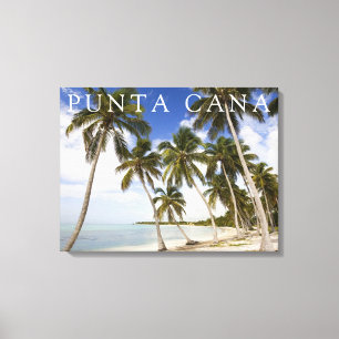 Strand vid Punta Cana   Dominikanska republiken Canvastryck