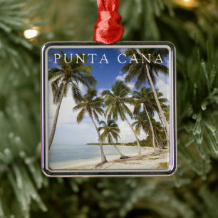 Strand vid Punta Cana   Dominikanska republiken Julgransprydnad Metall