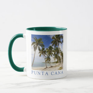 Strand vid Punta Cana Dominikanska republiken Mugg