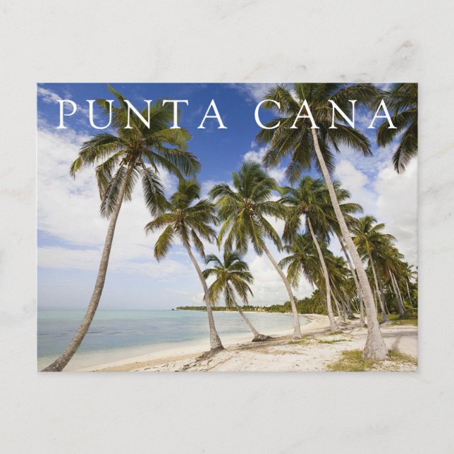 Strand vid Punta Cana | Grattis på födelsedagen Vykort (Framsida)