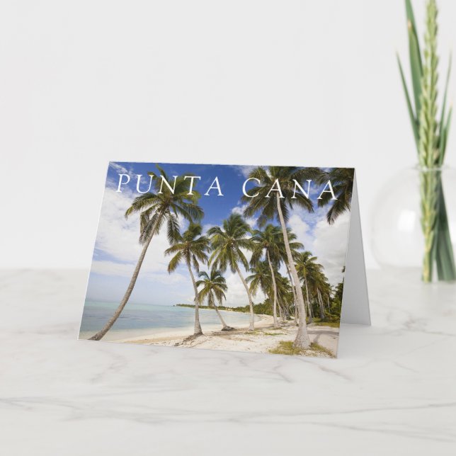 Strand vid Punta Cana | Tack Kort (Framsida)