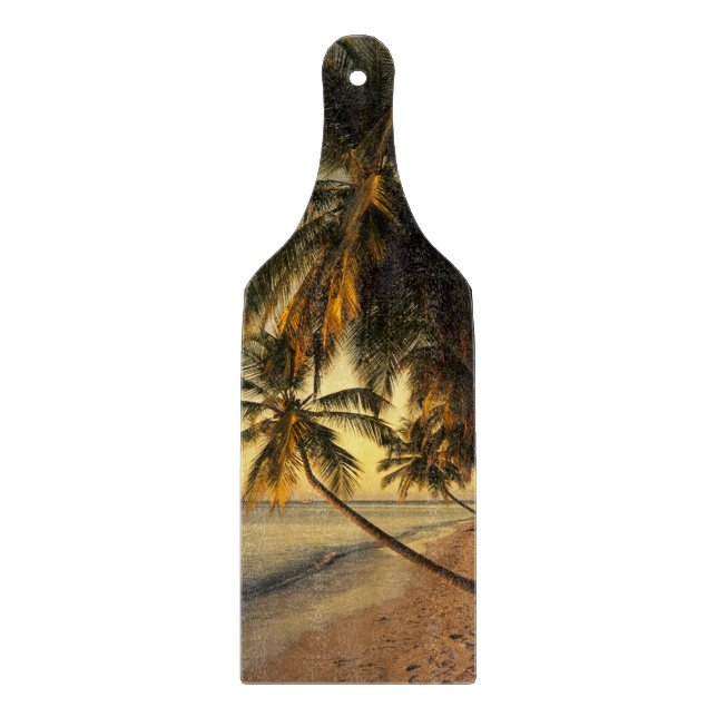 Strand vid solnedgång, Trinidad (Framsidan)