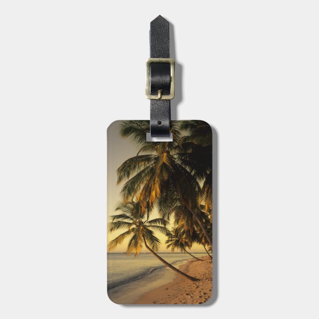 Strand vid solnedgång, Trinidad Bagagebricka (Vertikal Framsida)