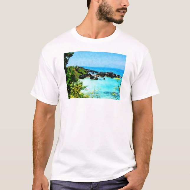 Strand vid St. George Bermuda T-shirt (Framsida)
