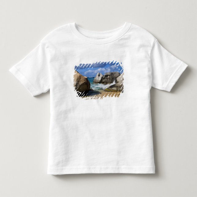Strand vid Virgin Gorda, Brittiska Jungfruöarna Tee (Framsida)