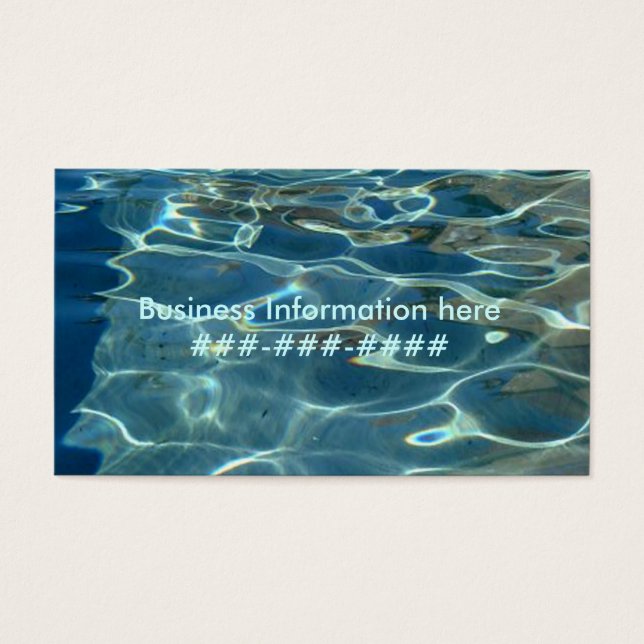 strand visitkort (Framsidan)