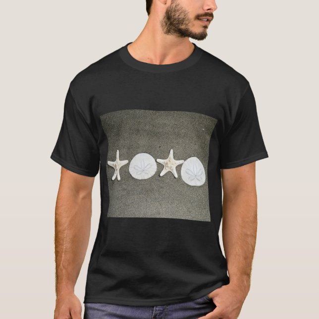 Strand X's och O's Foto T-Shirt (Framsida)
