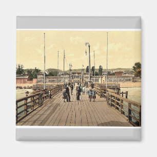Strand Zoppot, västra Prussia, Tyskland (dvs., Magnet