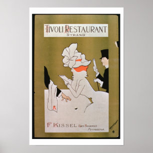 "Strandar den Tivoli restaurangen,", London Poster