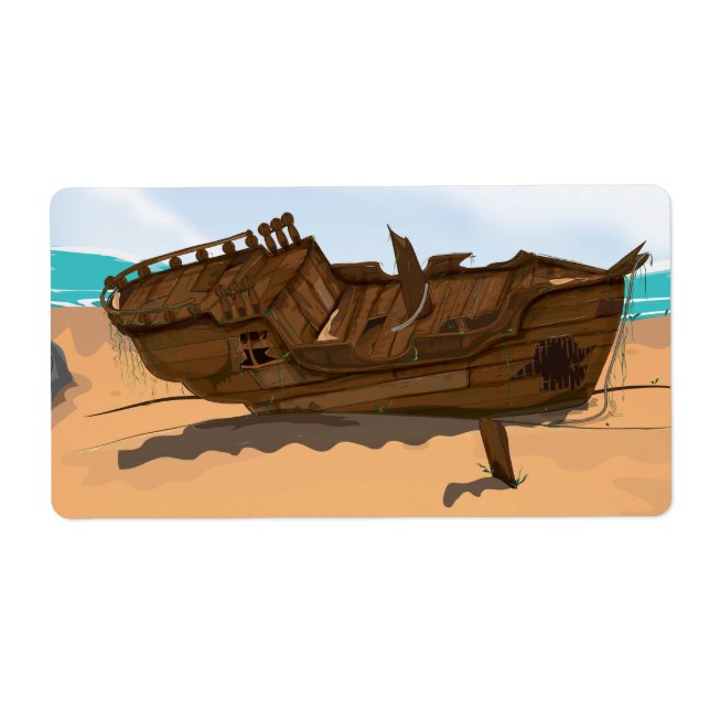 Strandat Skeppsbrott Fraktsedel (Framsidan)