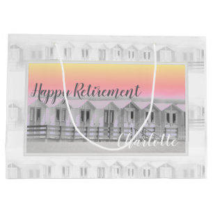 Strandavårdar i pension vid solnedgången stor pres