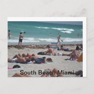 Strandavsändning från påsklov. vykort