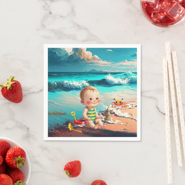 Strandbaby Pappersservett (Insitu)