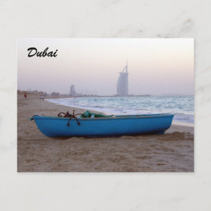 strandbåt av dubai vykort