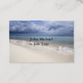 Strandblå himmel visitkort