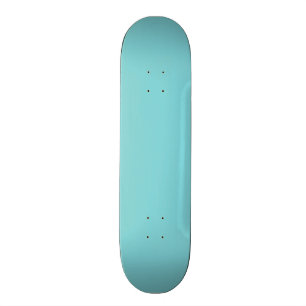 Strandblå Personlig Aqua Teal Bakgrund Old School Skateboard Bräda 21,6 Cm
