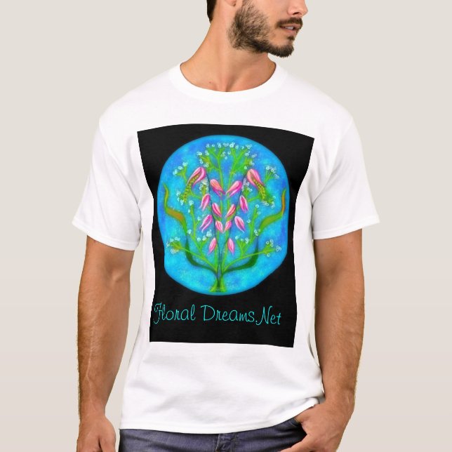 Strandblommor Tee Shirt (Framsida)
