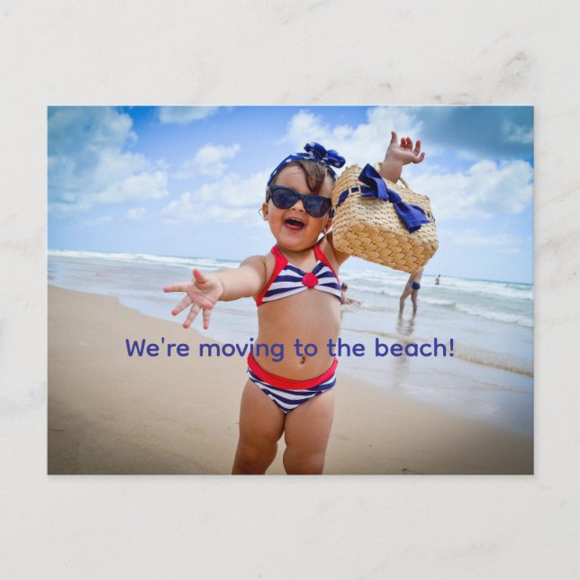 STRANDBOENDE FLYTTAR BREVKORT VYKORT (Framsida)