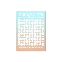 Strandbröllop | Alternativ gästbok Inbunden Canvas