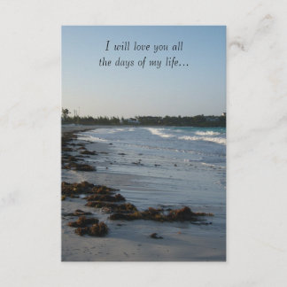 Strandbröllop på solnedgången inbjudningar