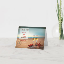 strandbröllop tack-kort tack kort