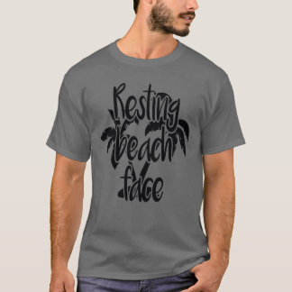 Strandcitat för familjen med avslappnat stranduttr t shirt