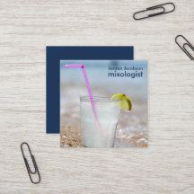 Strandcoctailvisitkortar