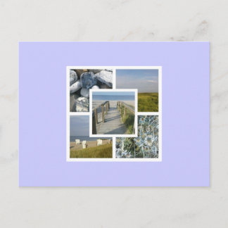 Strandcollage Vykort