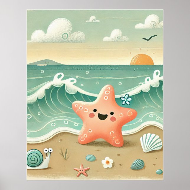 Stranddag Bliss Poster (Framsidan)