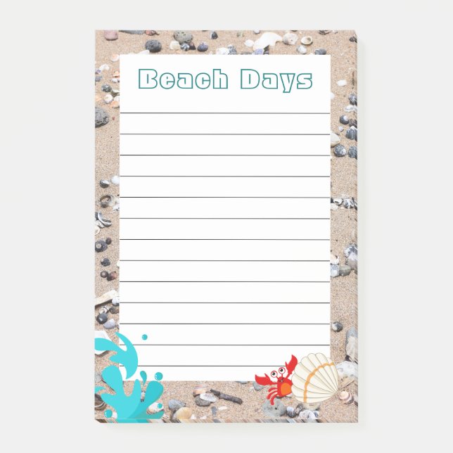 Stranddagar Post-it Block (Framsida)