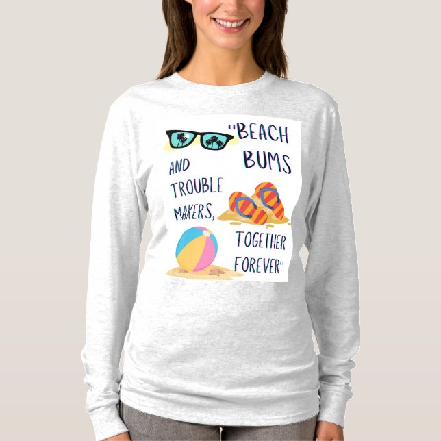 stranddagsfaktura t shirt (Framsida)