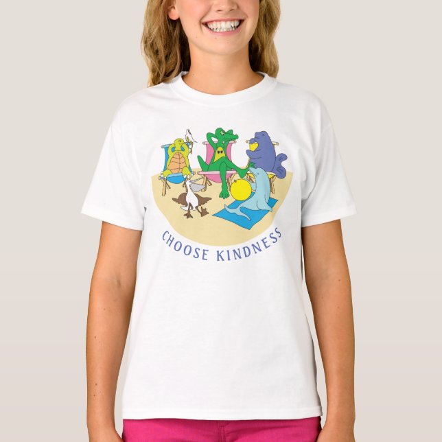 Stranddjur Ungdom T-Shirt (Framsida)