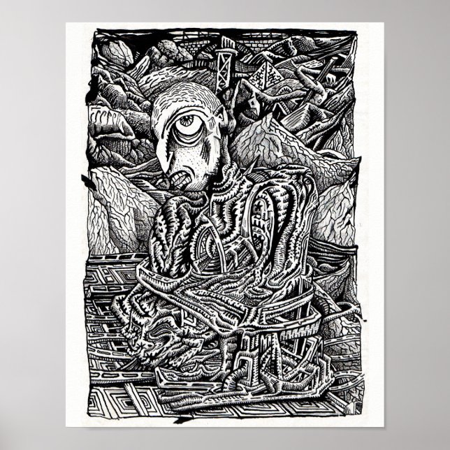 Stranded, av Brian Benson Poster (Framsidan)