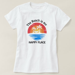 Stranden är min lyckliga plats T-shirt