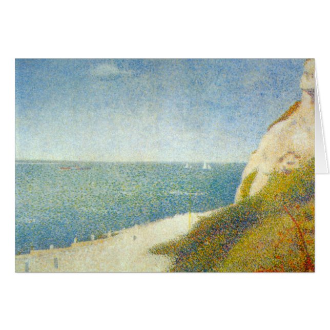 Stranden av Georges Seurat OBS Kort (Framsidan Horizontal)