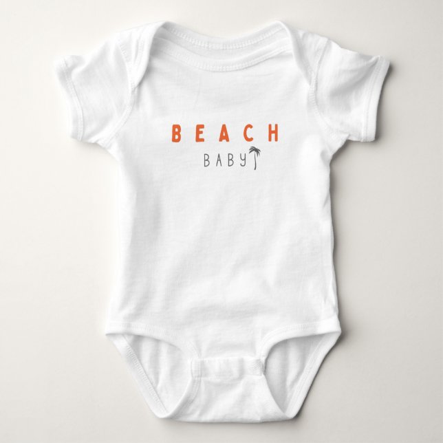 stranden baby. Dockor och en-Delar T Shirt (Framsida)